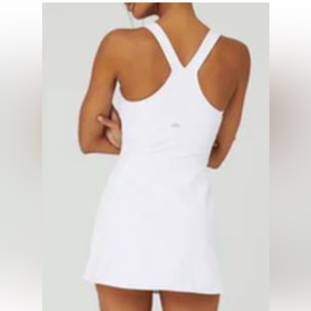 Alo White airbrush real dress XS